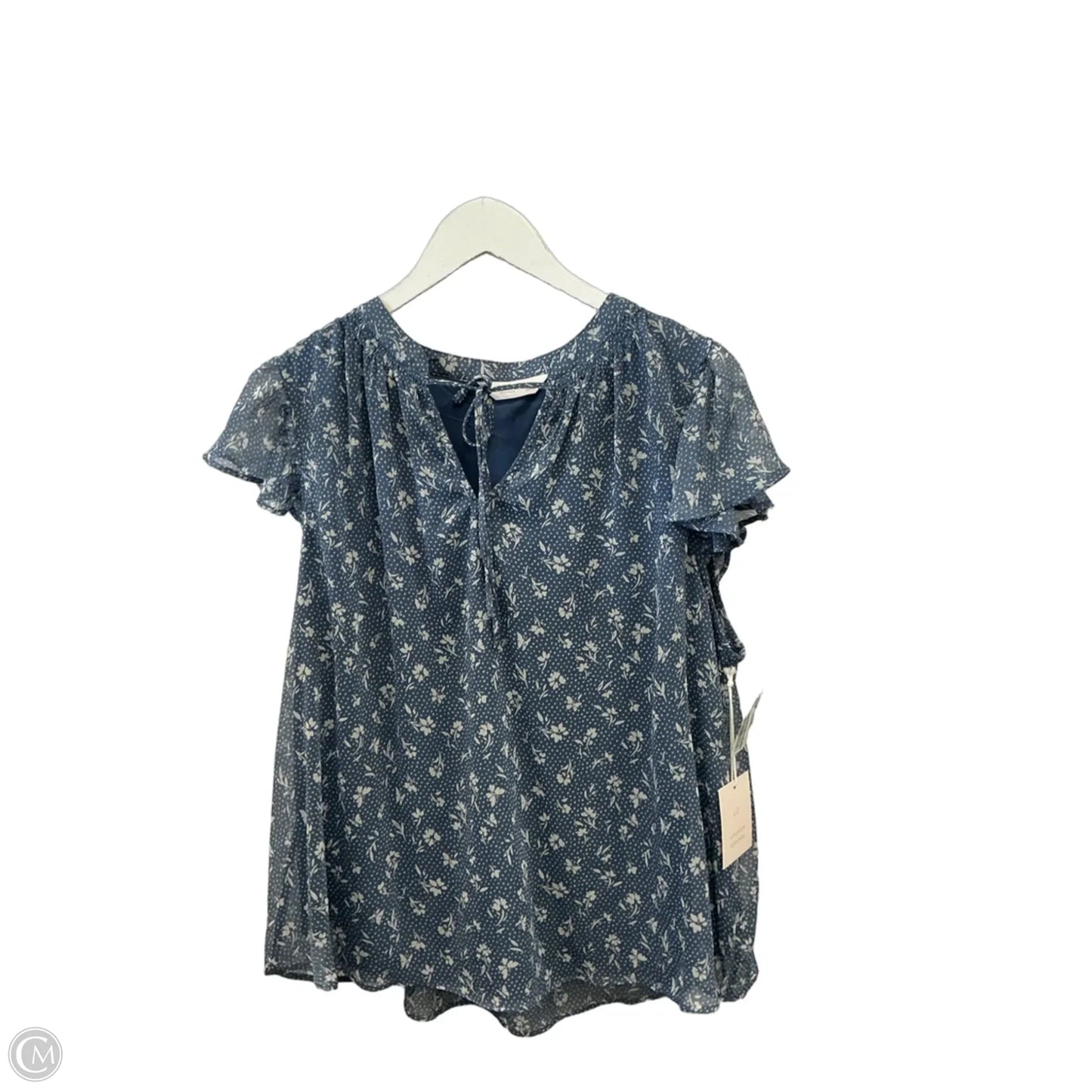 Top Short Sleeve By Clothes Mentor In Blue, Size: Xl
