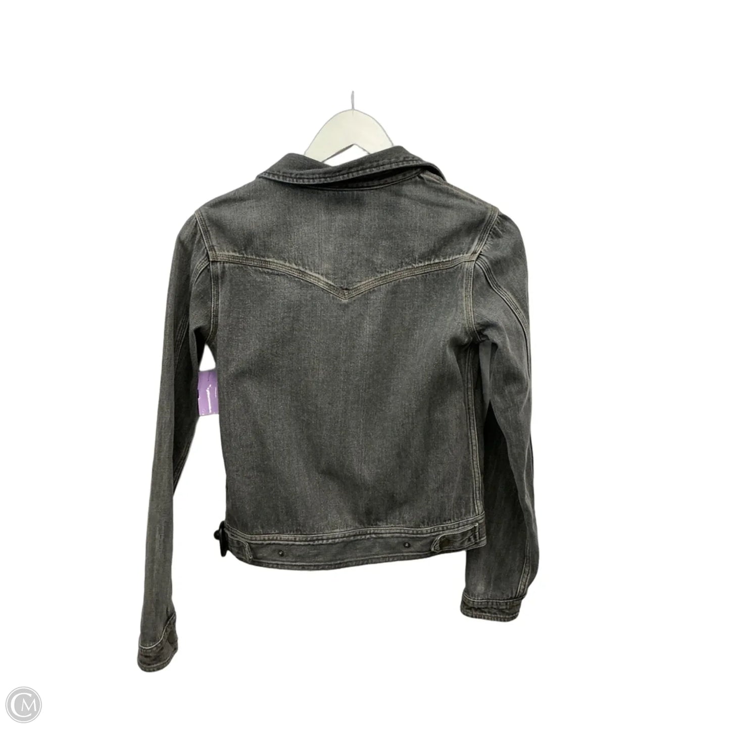 Jacket Denim By Clothes Mentor In Black, Size: Xs