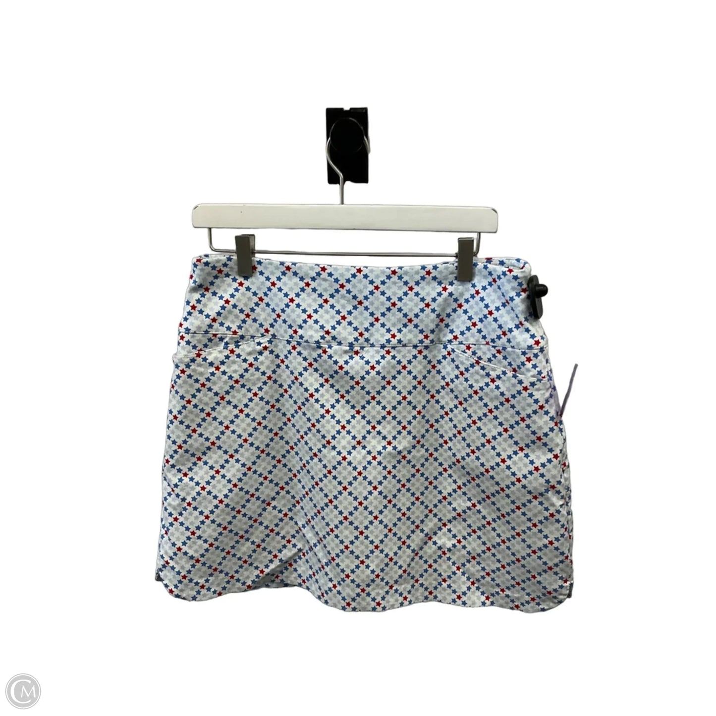 Athletic Skort By Lady Hagen In Blue Red & White, Size: L