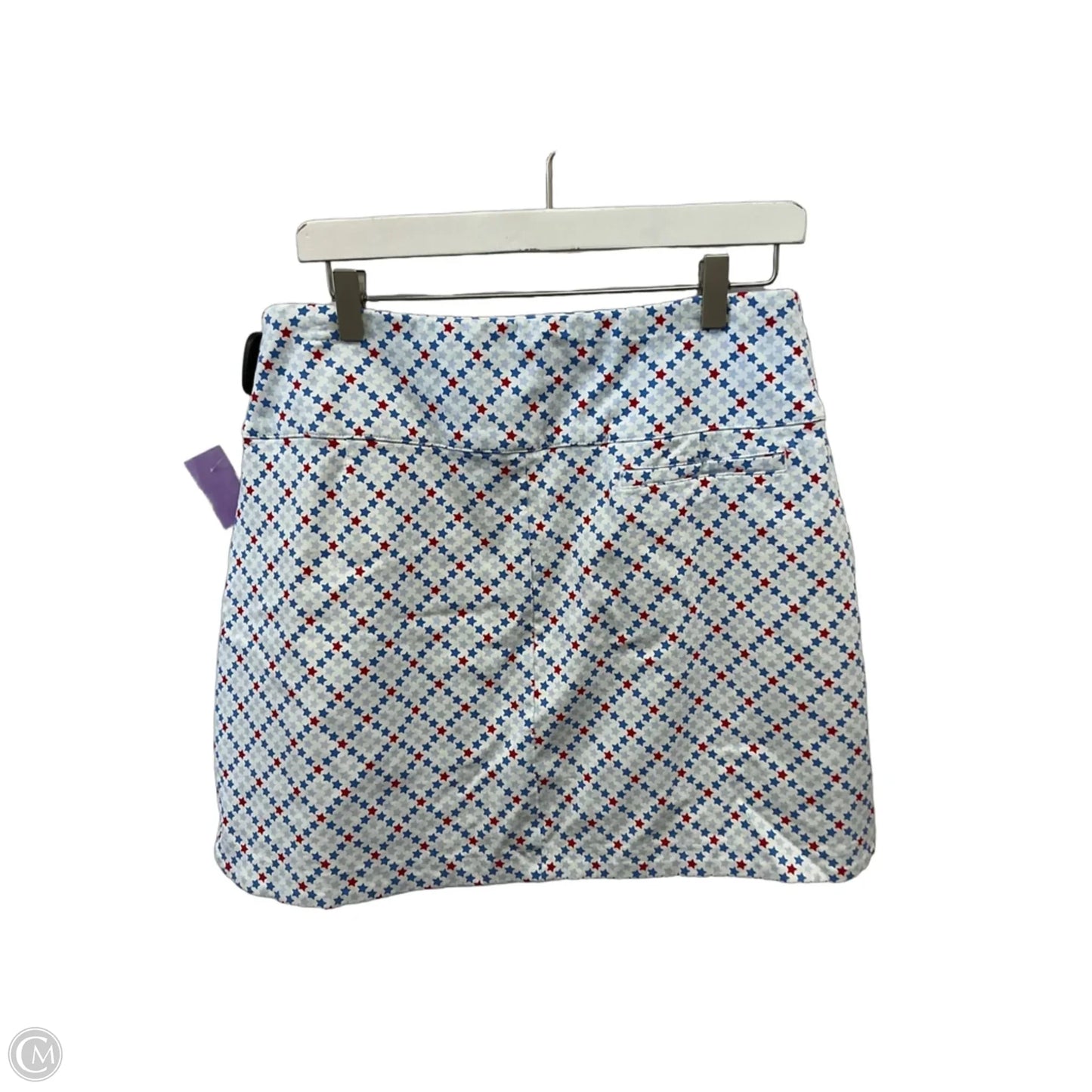 Athletic Skort By Lady Hagen In Blue Red & White, Size: L