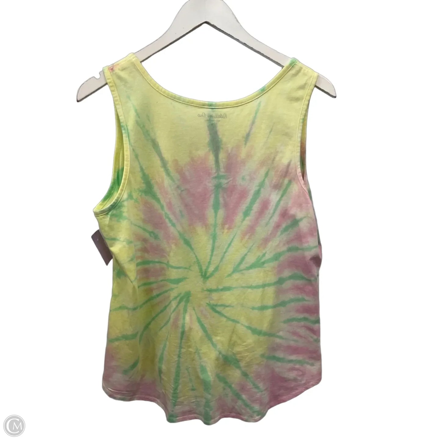 Tank Top By Clothes Mentor In Yellow, Size: L