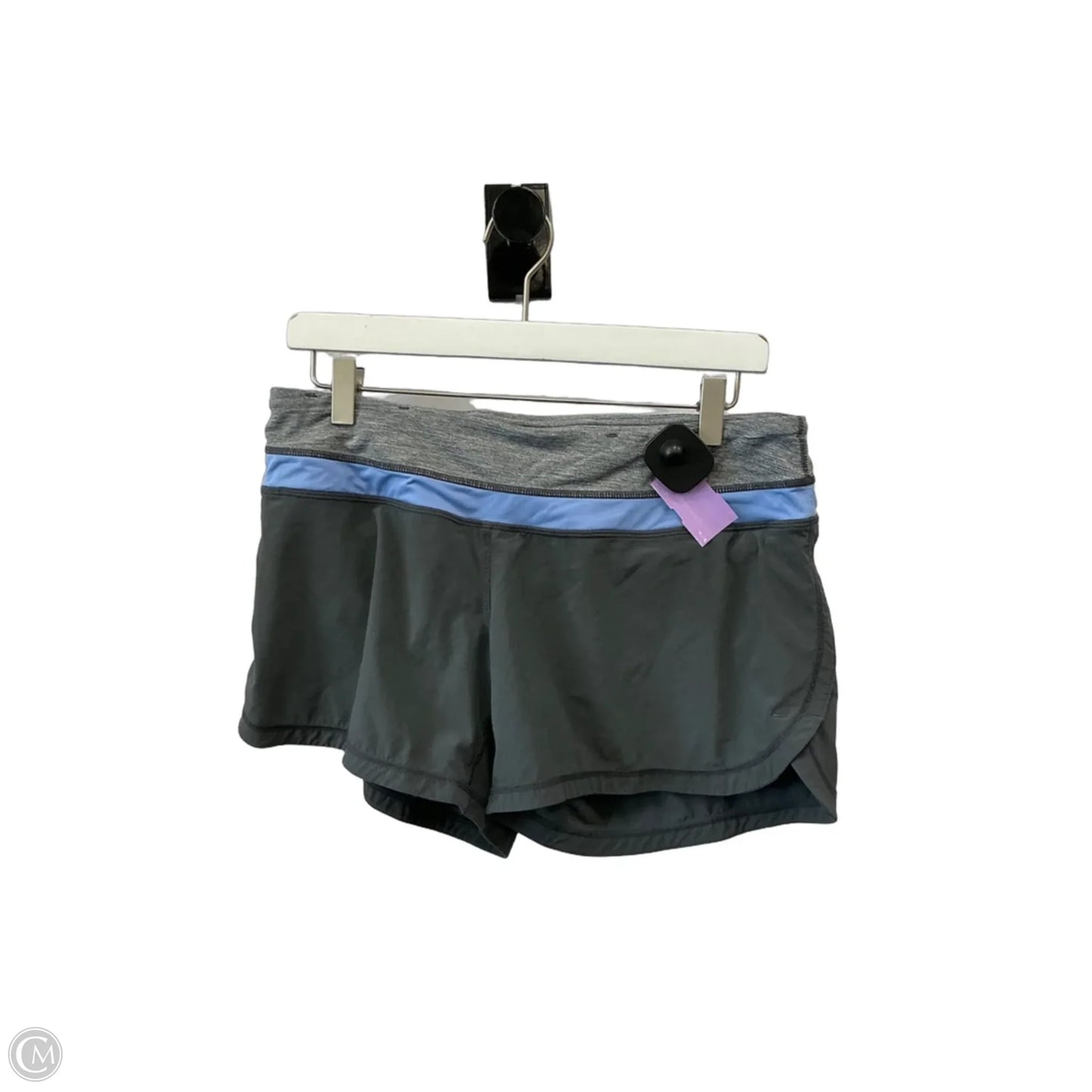 Athletic Shorts By Lululemon In Grey, Size: 8