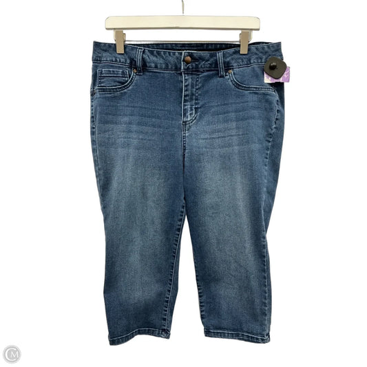 Capris By D Jeans In Blue Denim, Size: 14