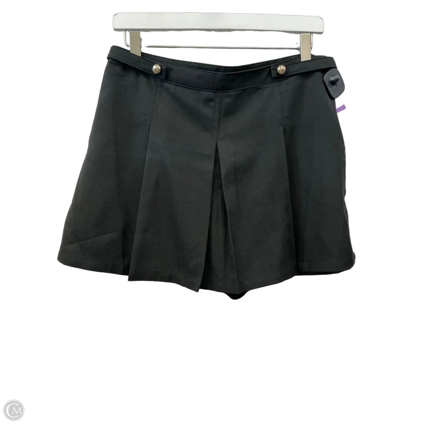 Skort By H&m In Black, Size: 10