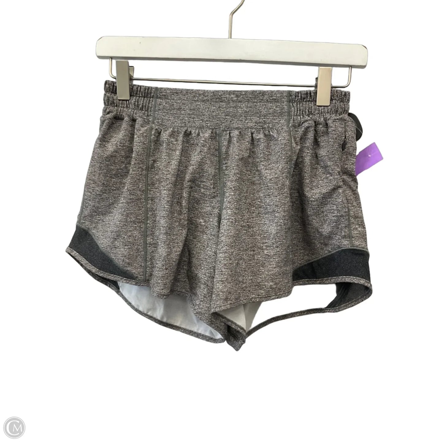 Athletic Shorts By Lululemon In Grey, Size: S