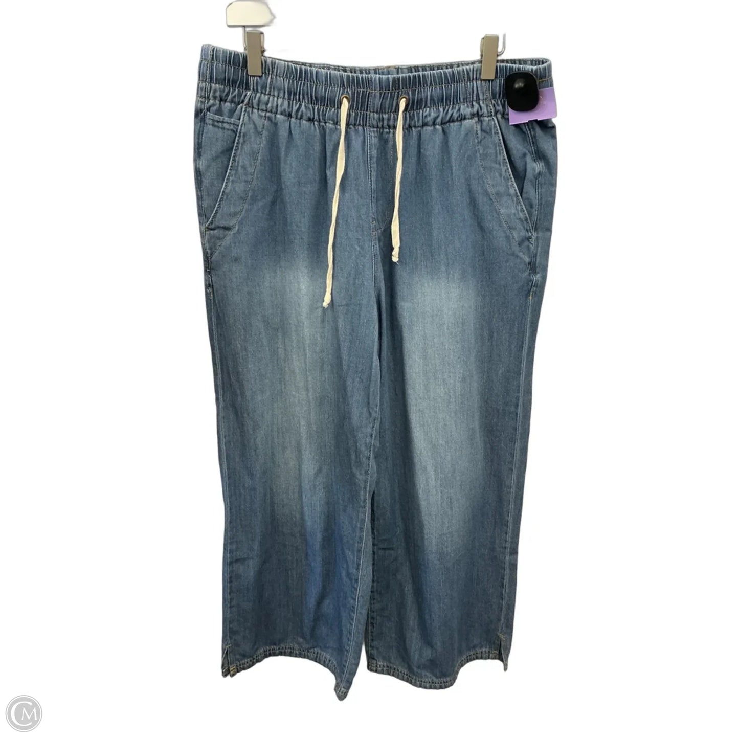 Pants Wide Leg By Kensie In Blue Denim, Size: 12