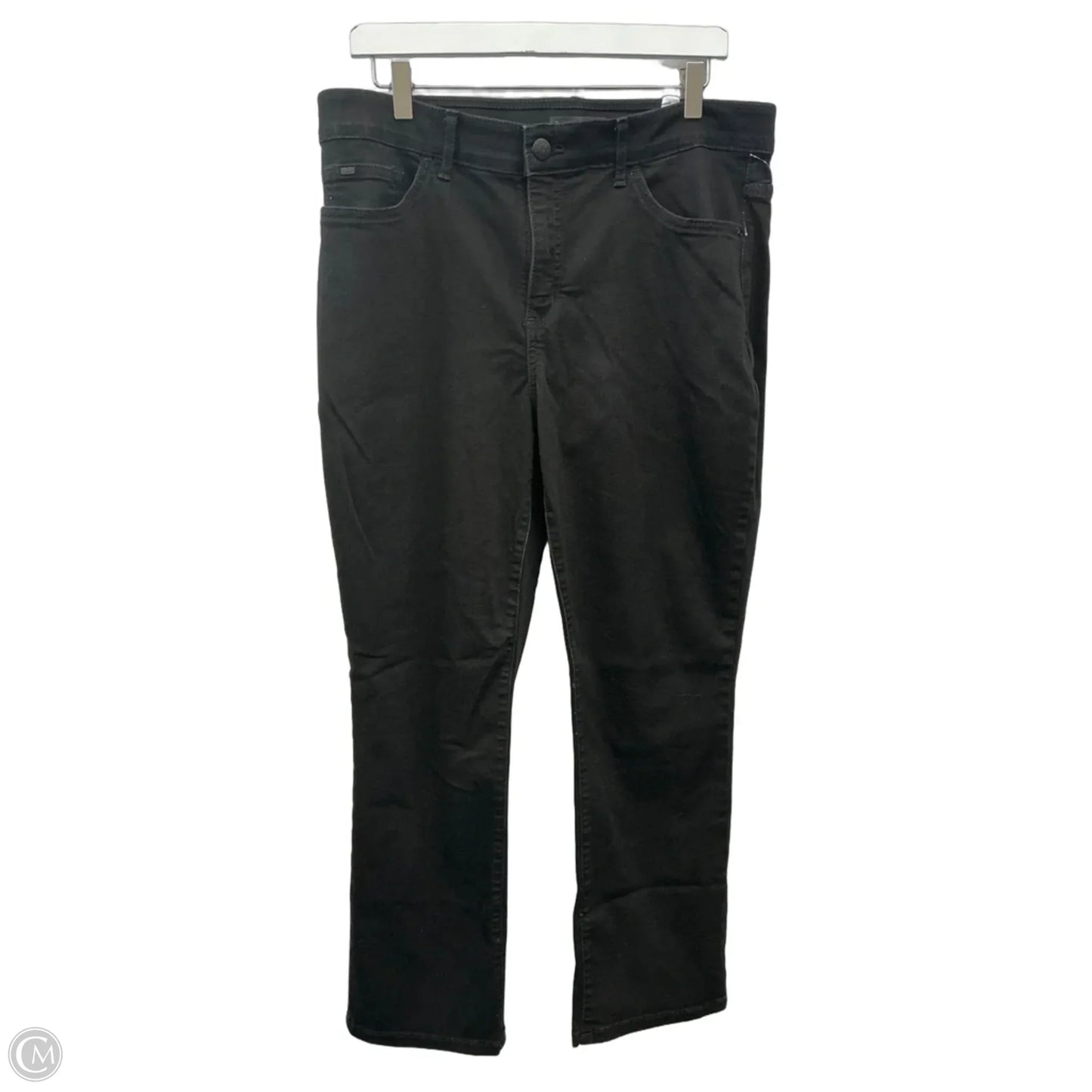 Jeans Straight By Lee In Black, Size: 16