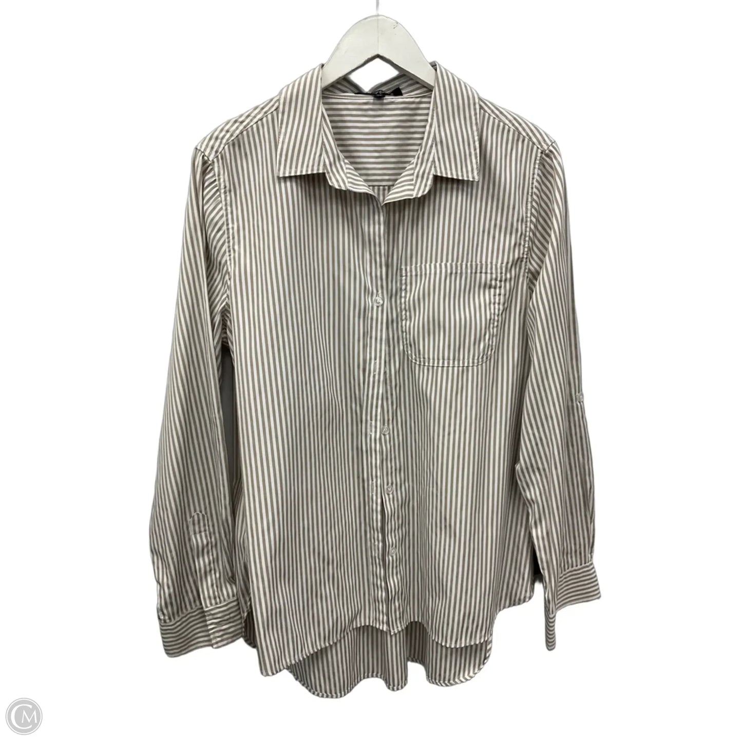 Top Long Sleeve By Velvet Heart In Tan, Size: Xl
