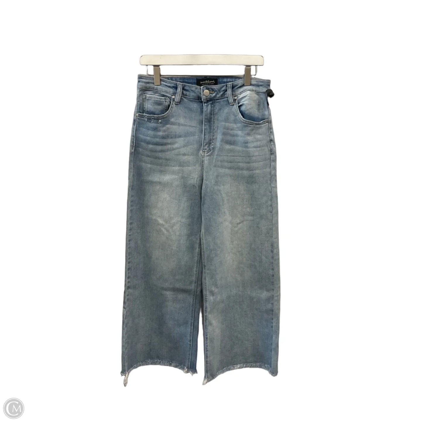 Jeans Wide Leg By Clothes Mentor In Blue Denim, Size: 10