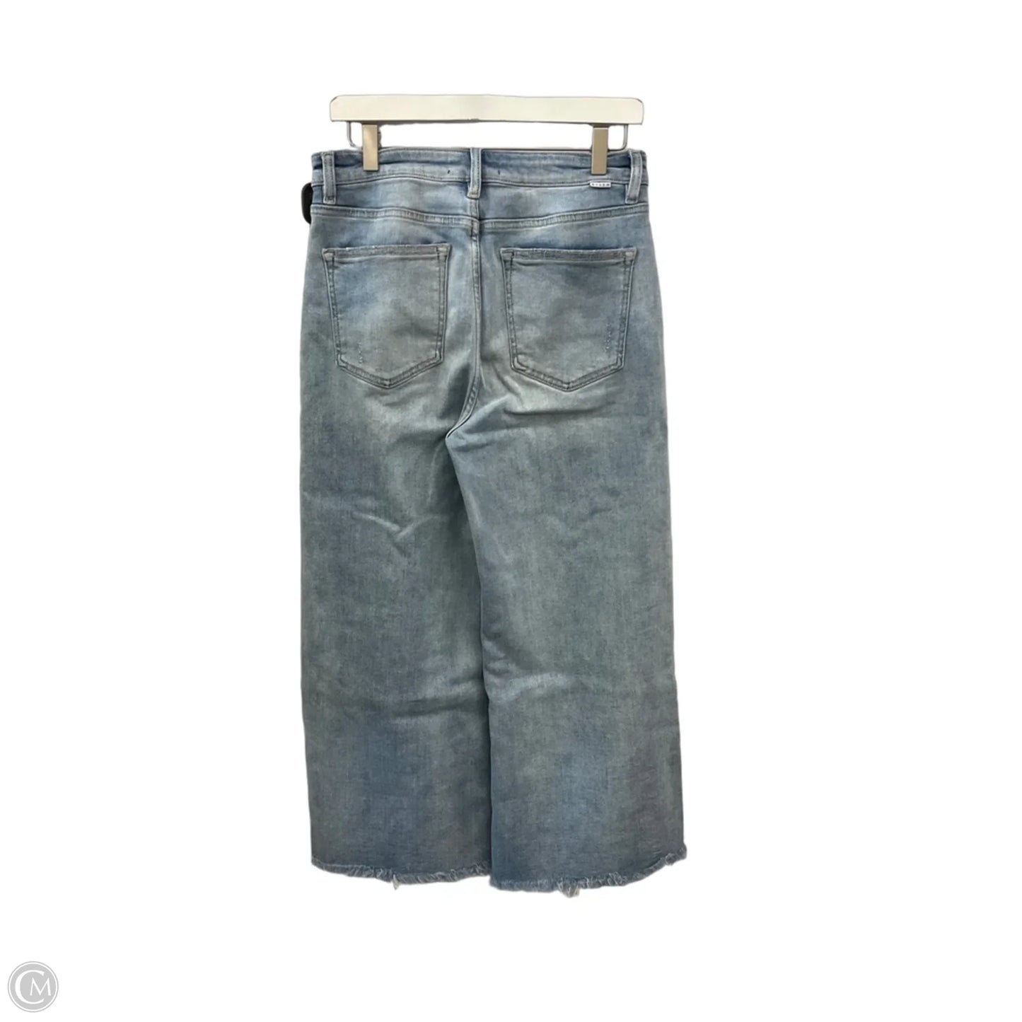 Jeans Wide Leg By Clothes Mentor In Blue Denim, Size: 10