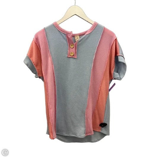 Top Short Sleeve By 7th Ray In Multi-colored, Size: M