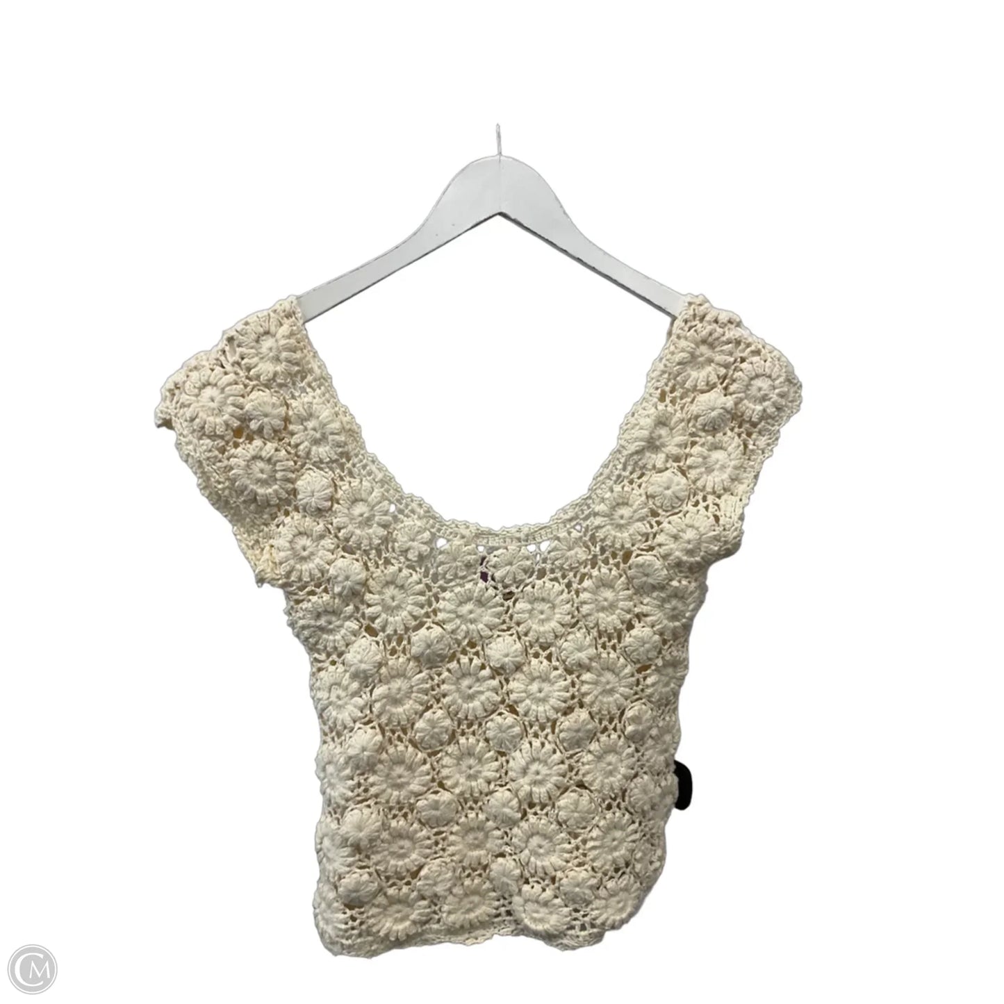 Top Short Sleeve By We The Free In Cream, Size: S