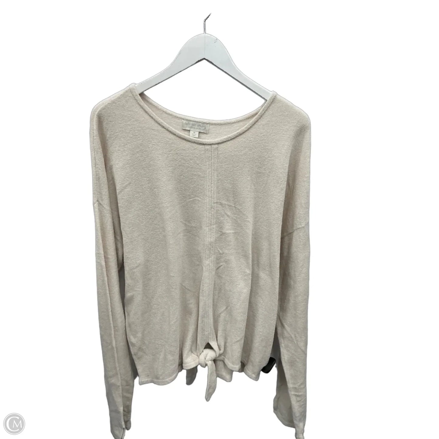 Sweater By Barefoot Dreams In Tan, Size: 1x