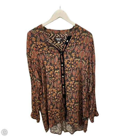 Tunic Long Sleeve By Johnny Was In Multi-colored, Size: M