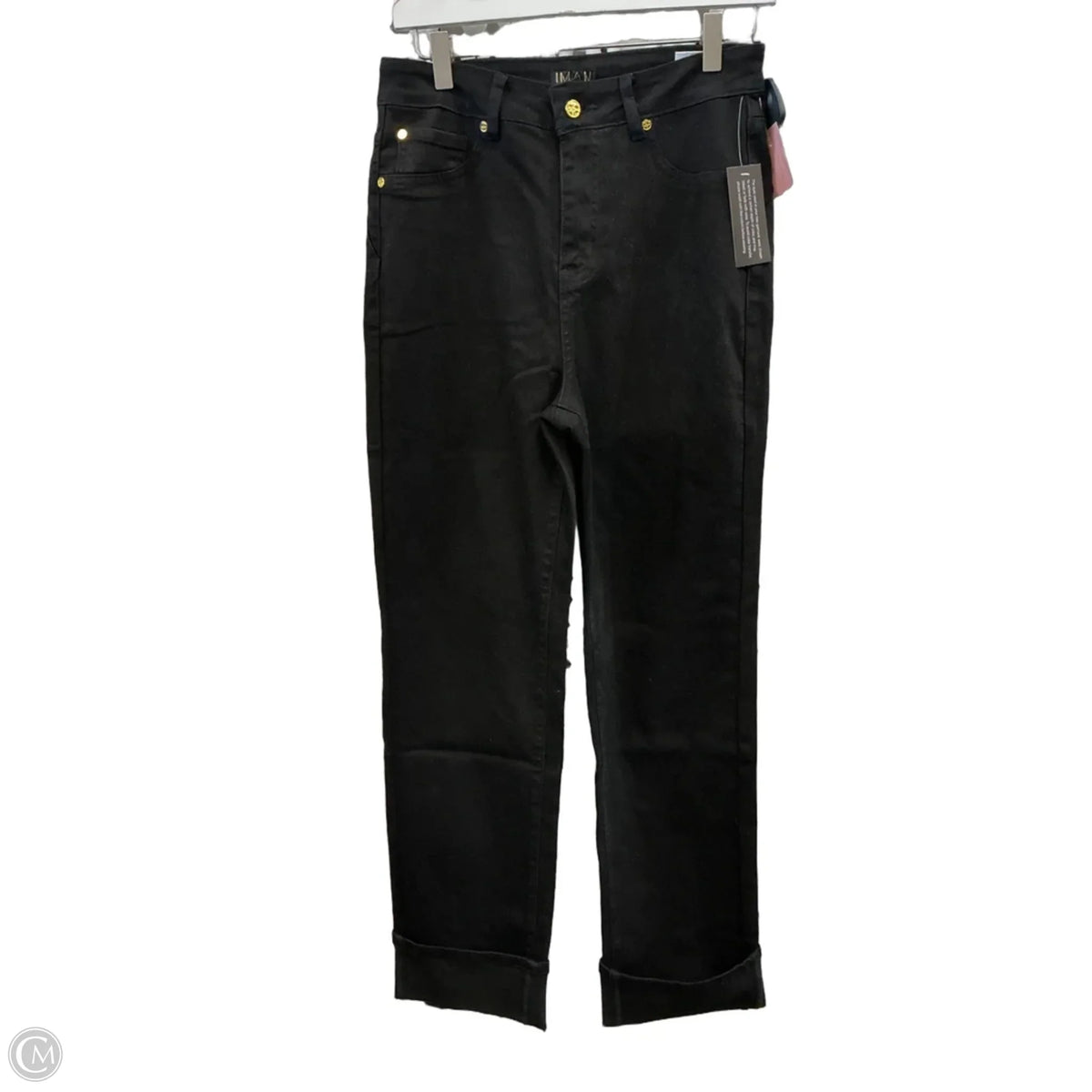 Jeans Boot Cut By Iman In Black, Size: 12