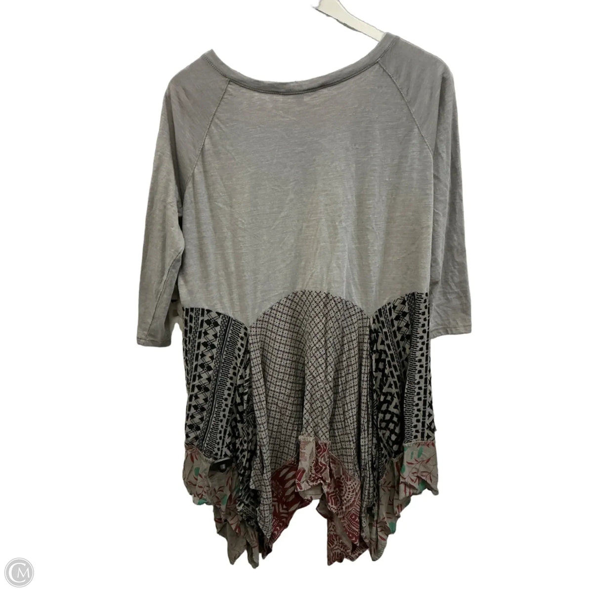 Tunic Long Sleeve By Indigo Thread In Grey, Size: L