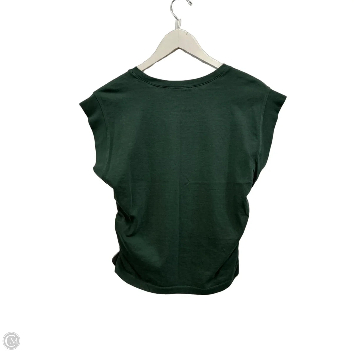 Top Short Sleeve Basic By Madewell In Green, Size: M