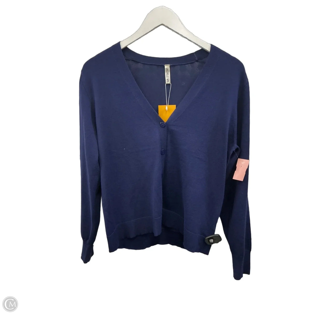 Sweater Cardigan By Grecerelle In Navy, Size: S