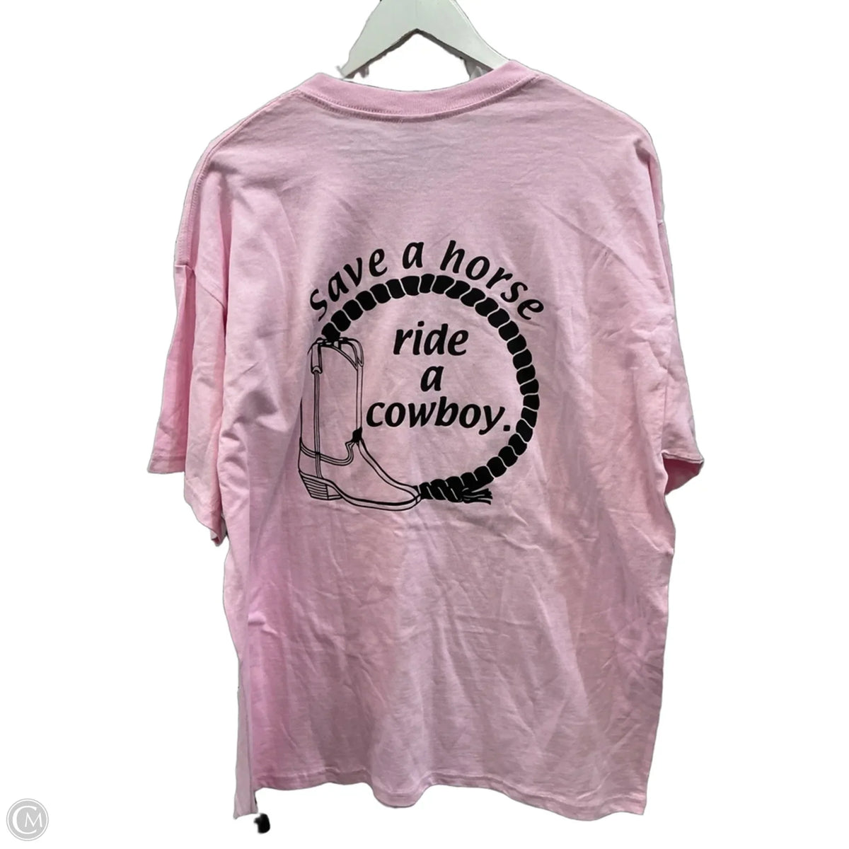 Top Short Sleeve Basic By Gildan In Pink, Size: Xl