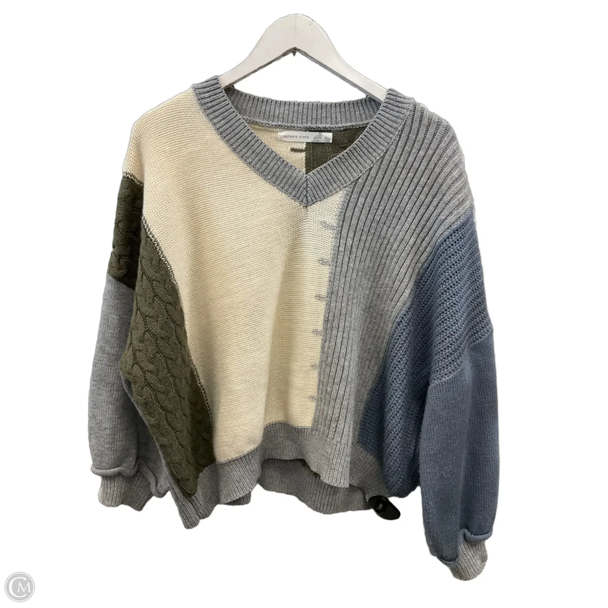 Sweater By Altard State In Blue & Grey, Size: S