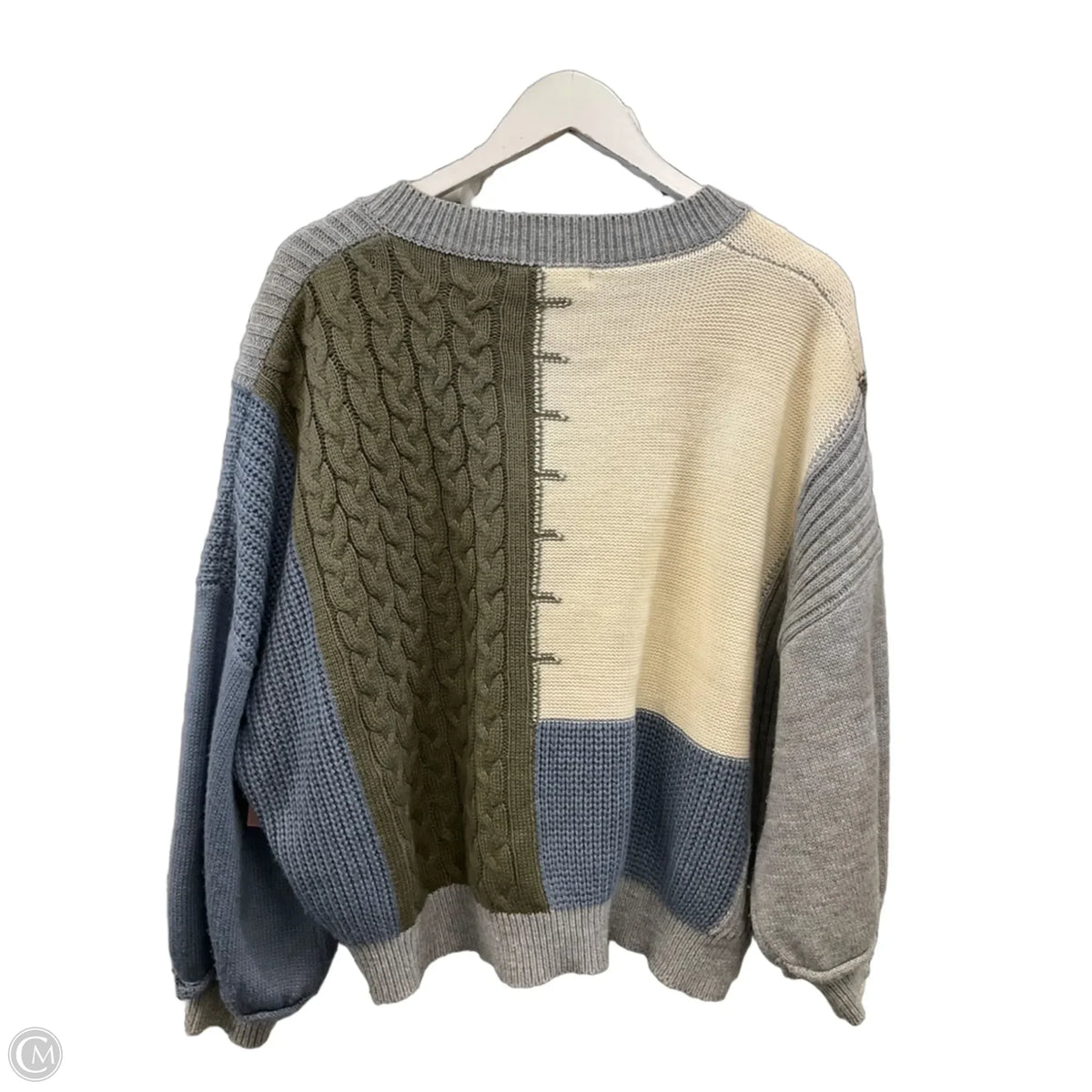Sweater By Altard State In Blue & Grey, Size: S