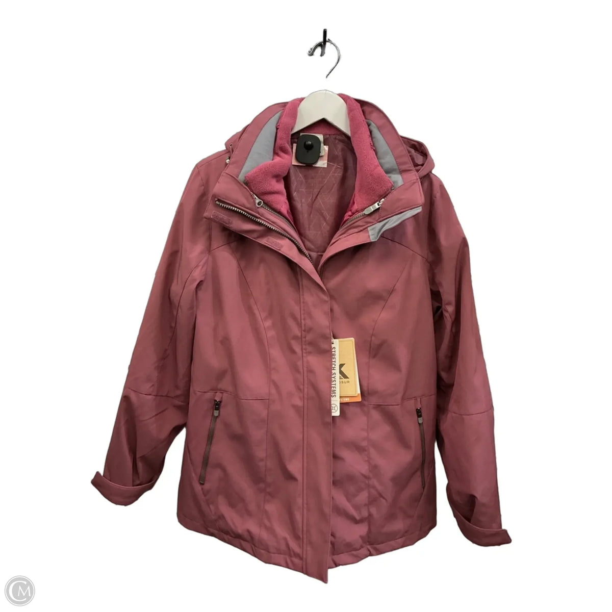 Coat Parka By Zero Xposure In Mauve, Size: L