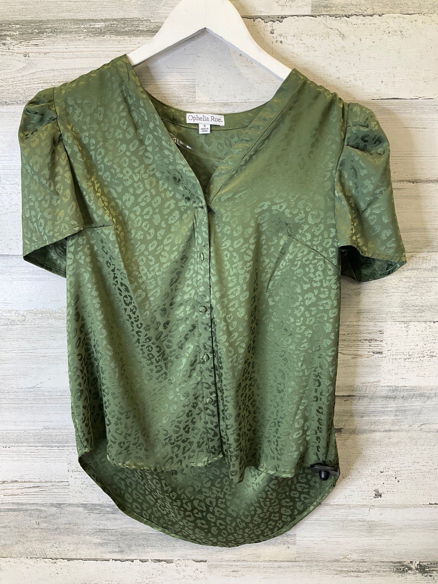Blouse Short Sleeve By Ophelia Roe  Size: S