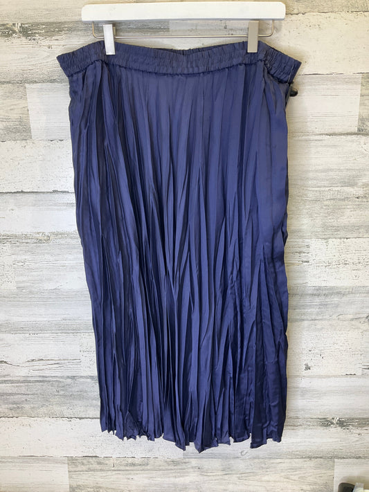 Blue Skirt Midi Time And Tru, Size 16