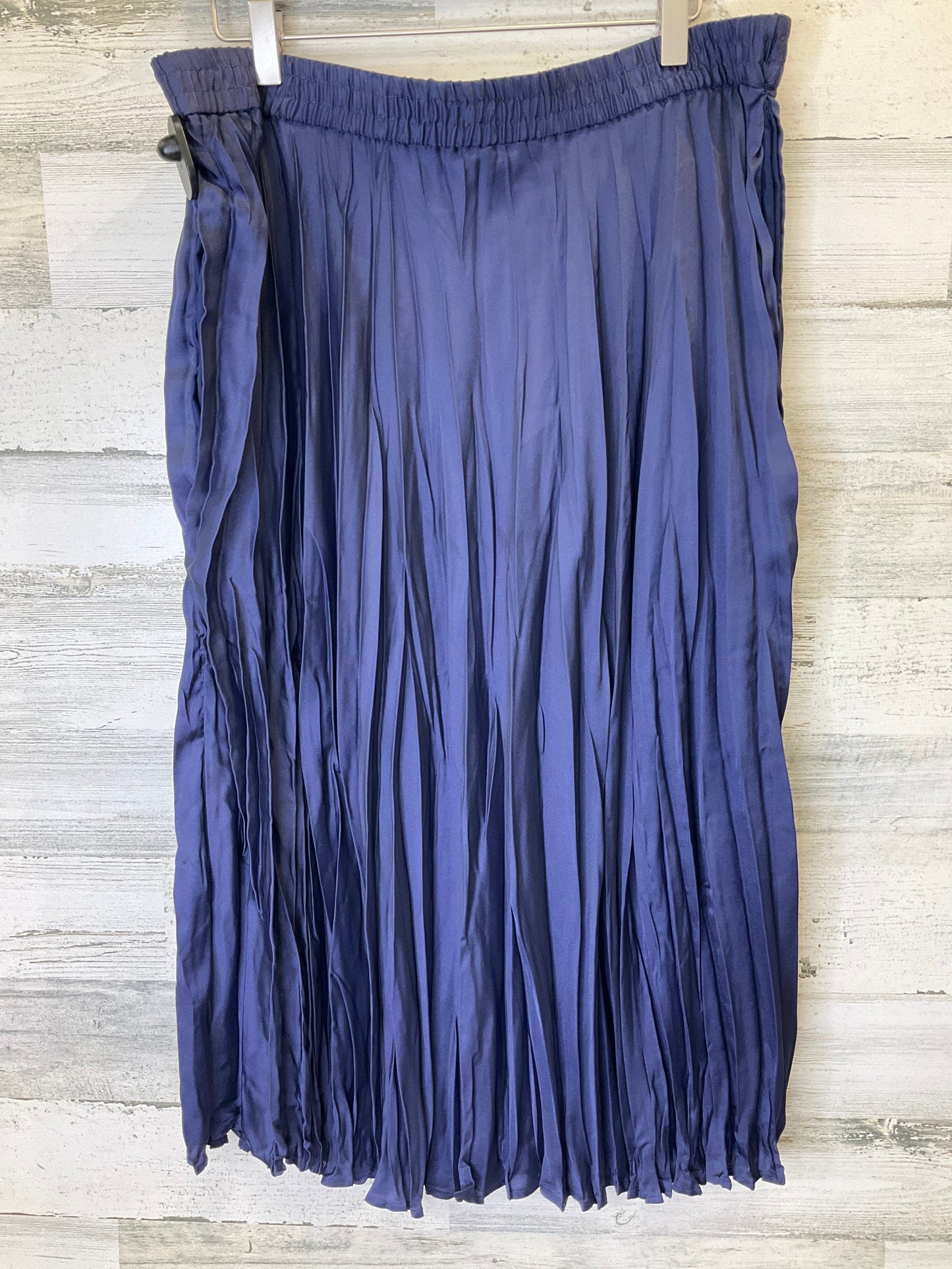 Blue Skirt Midi Time And Tru, Size 16