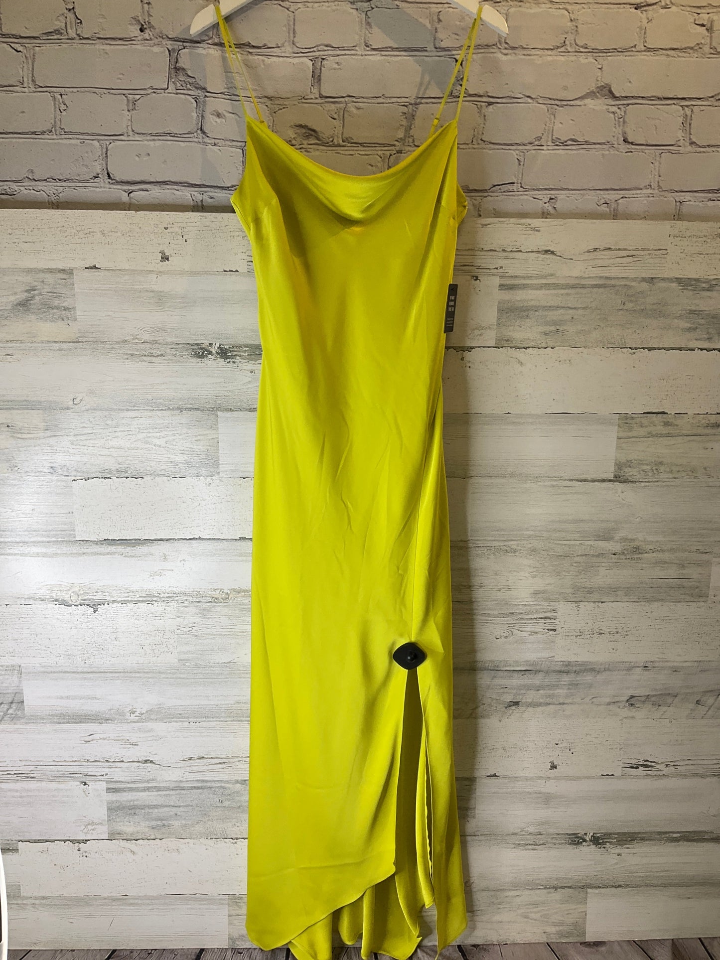 Yellow Dress Casual Maxi Express, Size M
