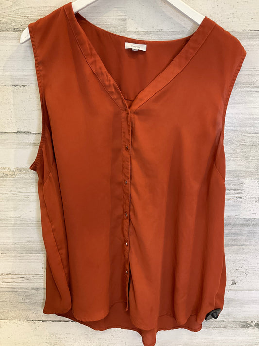 Orange Top Sleeveless Maurices, Size 2x