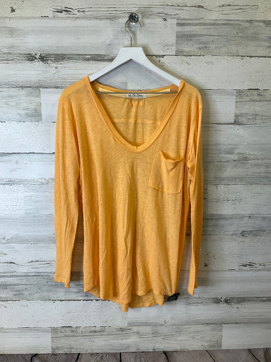 Top Long Sleeve By We The Free In Orange, Size: L