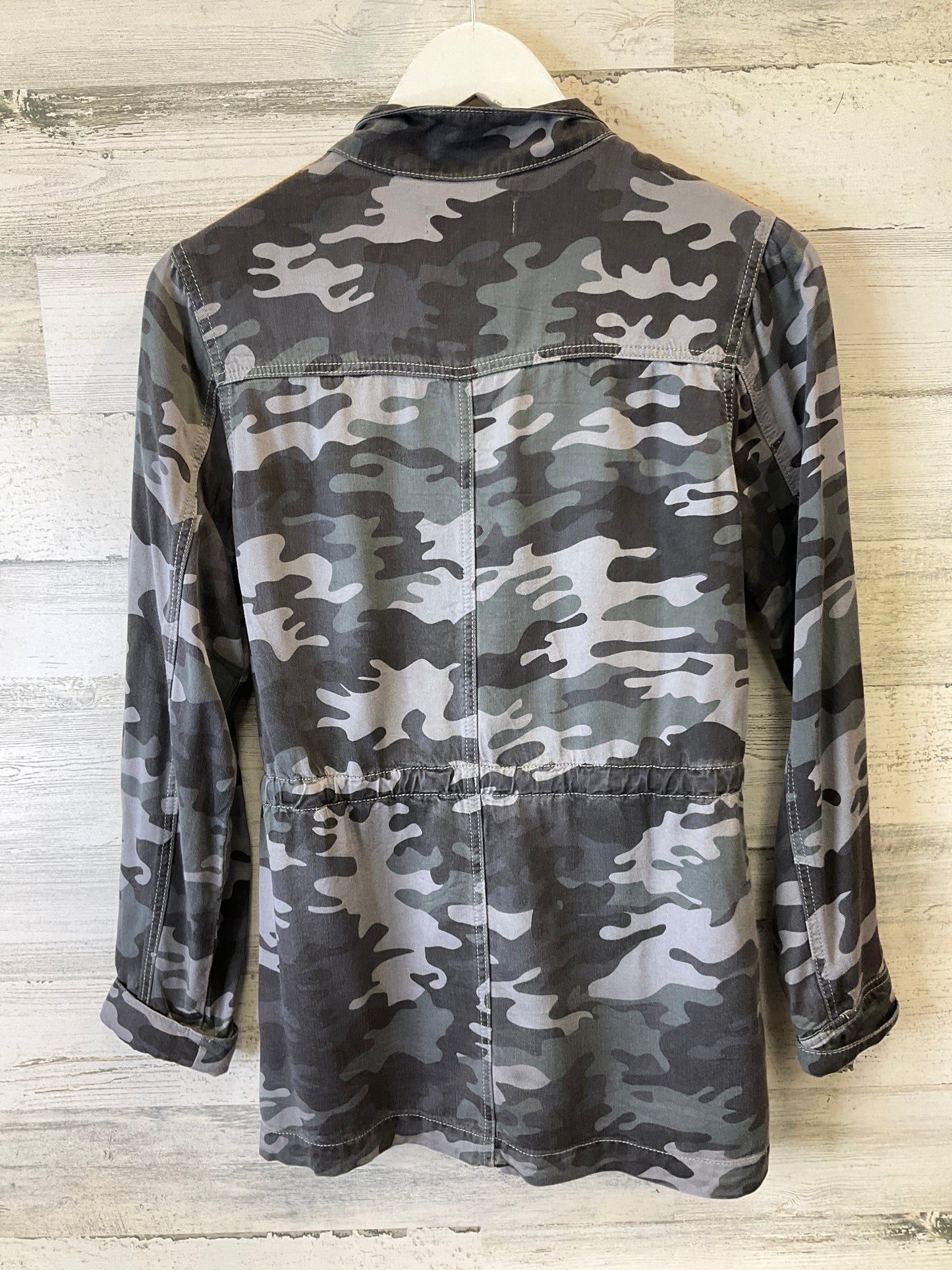 Jacket Utility By Knox Rose In Camouflage Print, Size: Xs