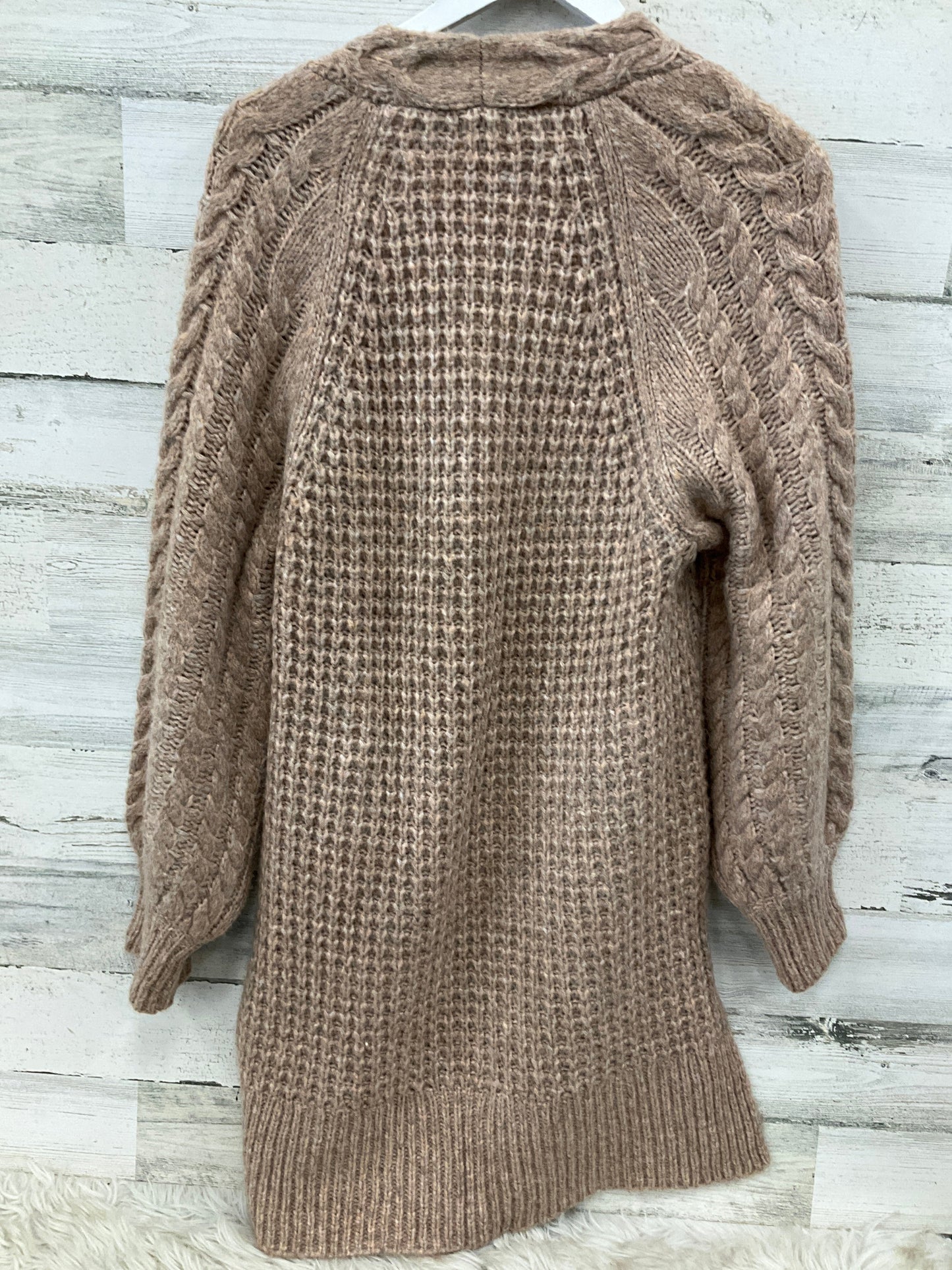 Sweater Cardigan By A New Day In Brown, Size: S