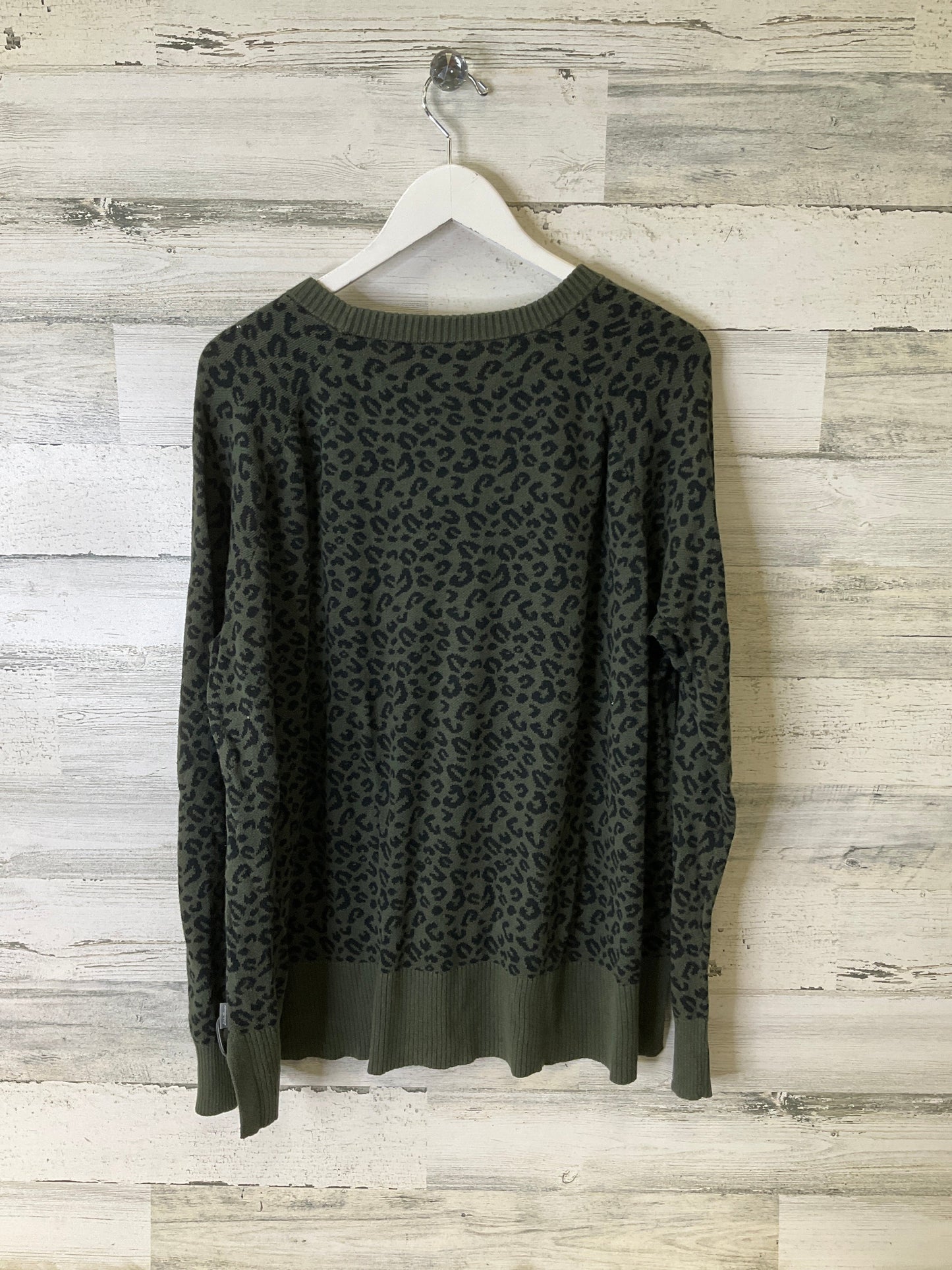 Sweater By Eddie Bauer In Green, Size: Xl