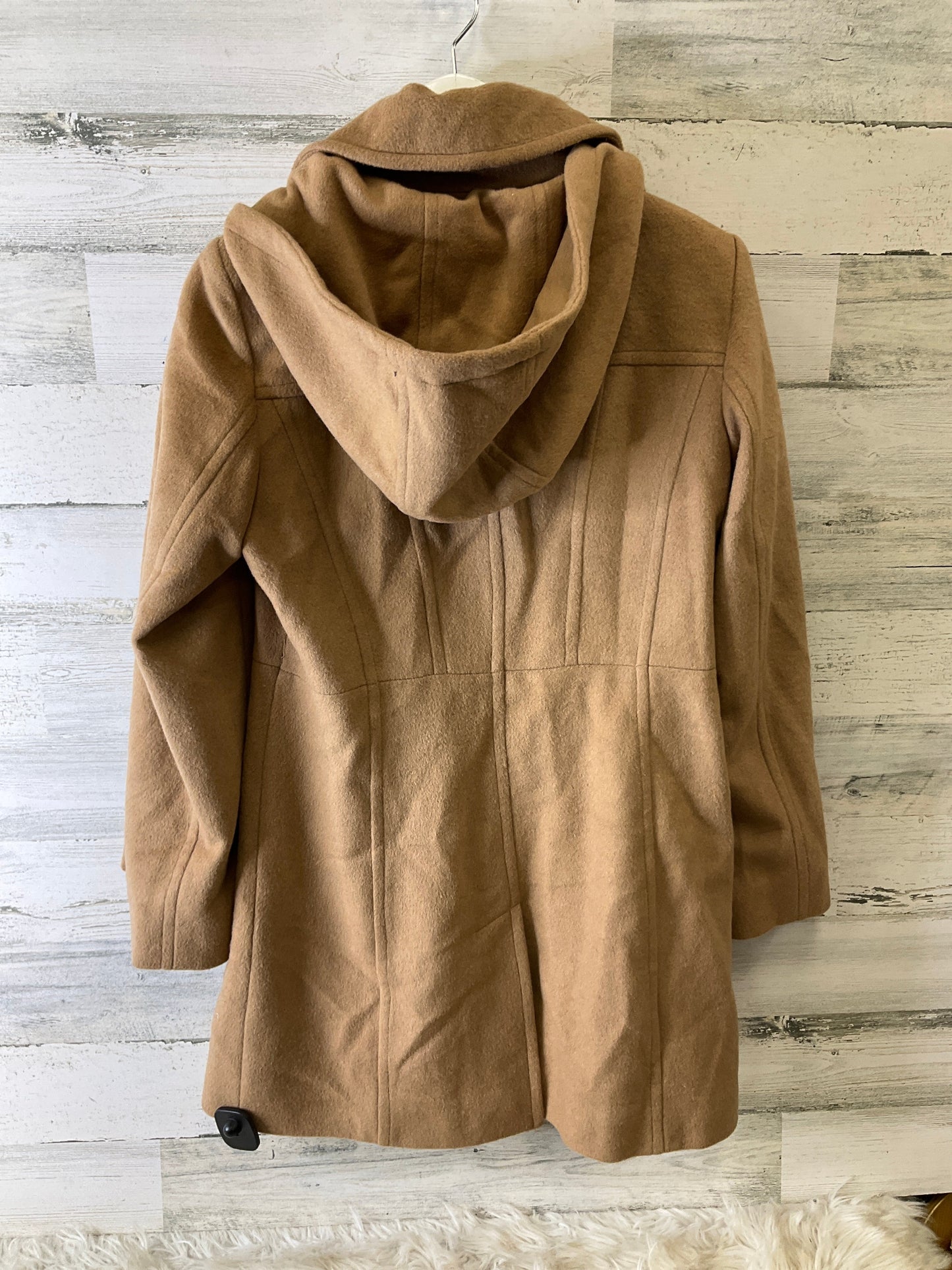 Coat Wool By Michael By Michael Kors In Tan, Size: S