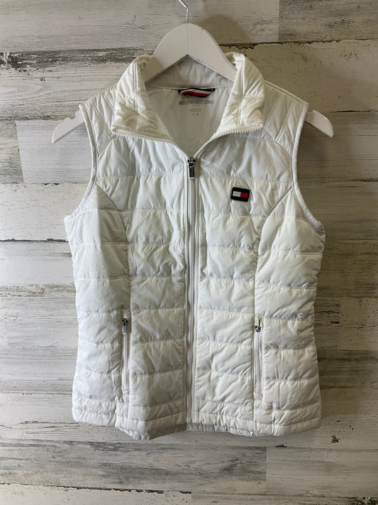 Vest Puffer & Quilted By Tommy Hilfiger In White, Size: S