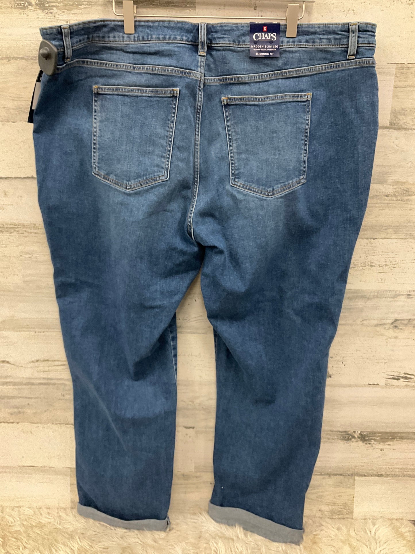 Capris By Chaps In Blue Denim, Size: 24