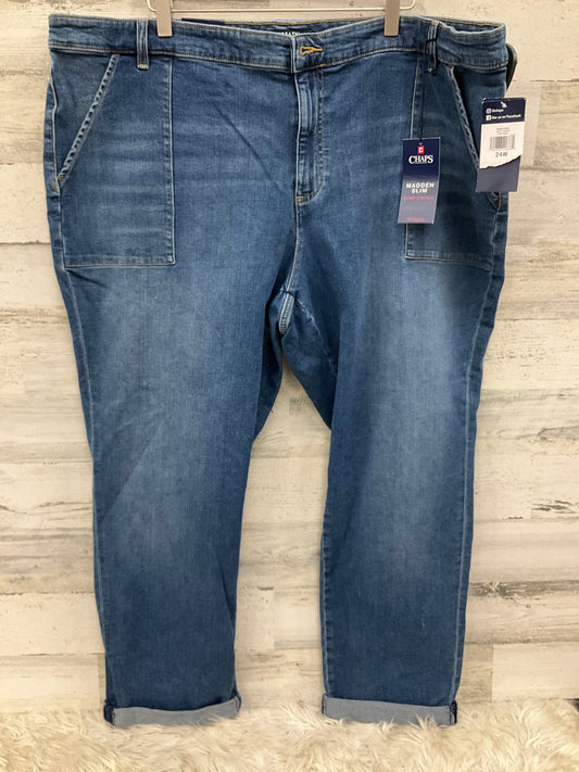 Capris By Chaps In Blue Denim, Size: 24