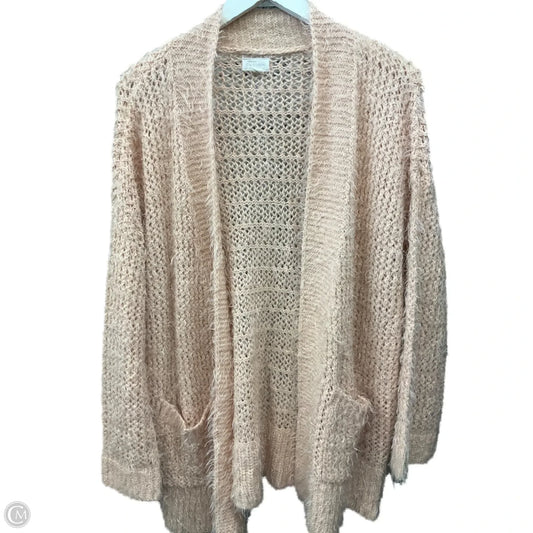 Sweater Cardigan By Caslon In Pink, Size: S