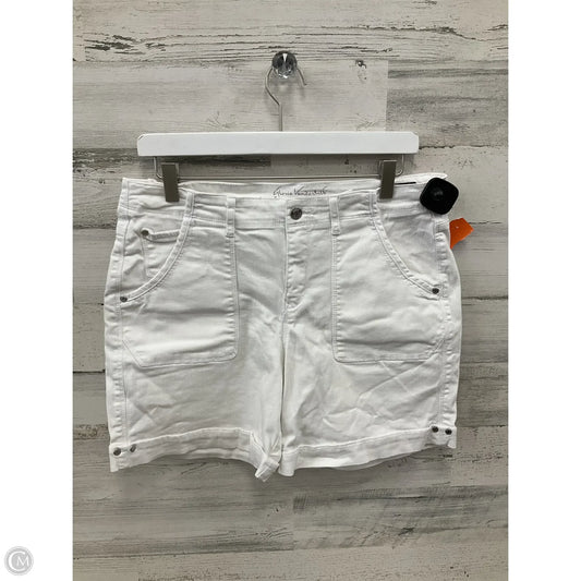 Shorts By Gloria Vanderbilt In White, Size: 8