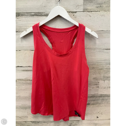 Athletic Tank Top By Lululemon In Coral, Size: M