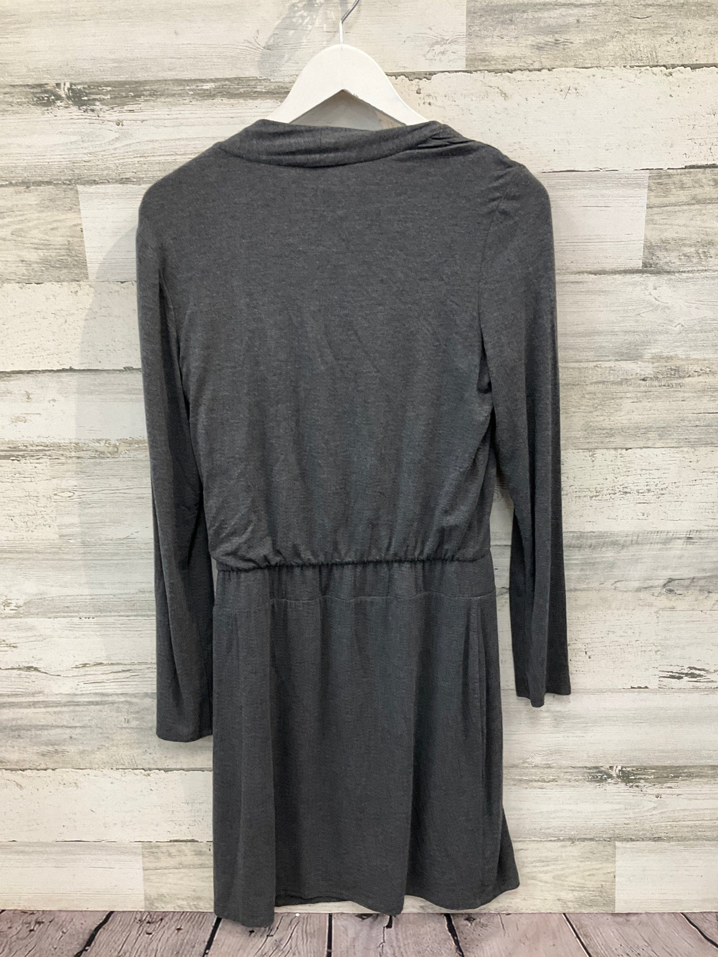 Dress Casual Midi By White House Black Market O In Charcoal, Size: S