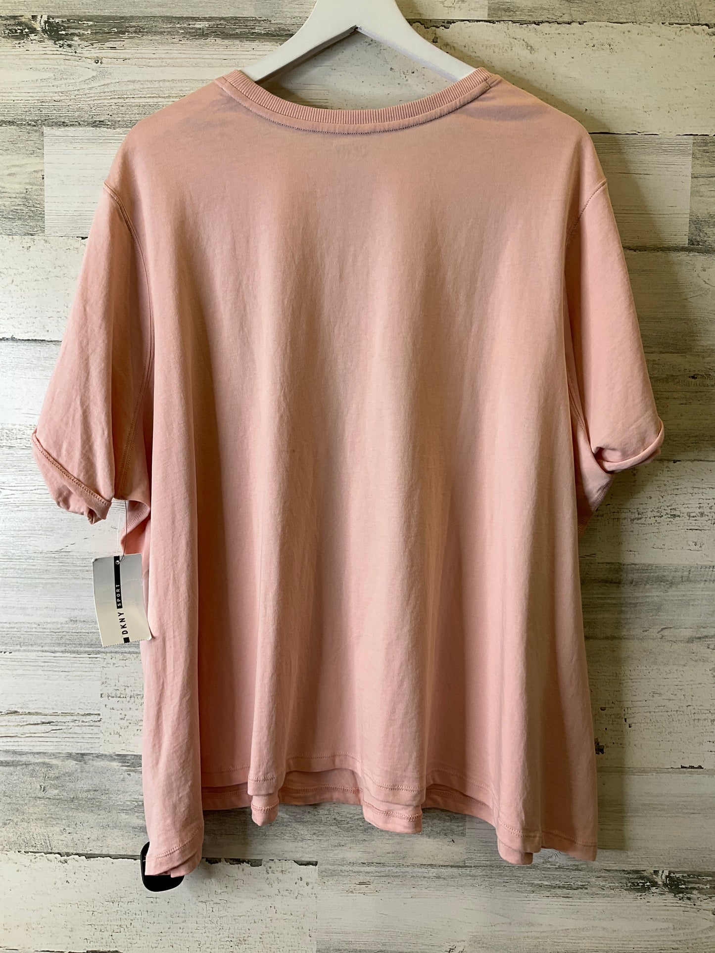 Top Short Sleeve By Dkny  Size: 2x