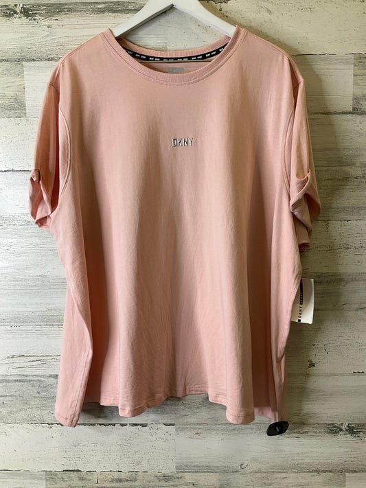 Top Short Sleeve By Dkny  Size: 2x