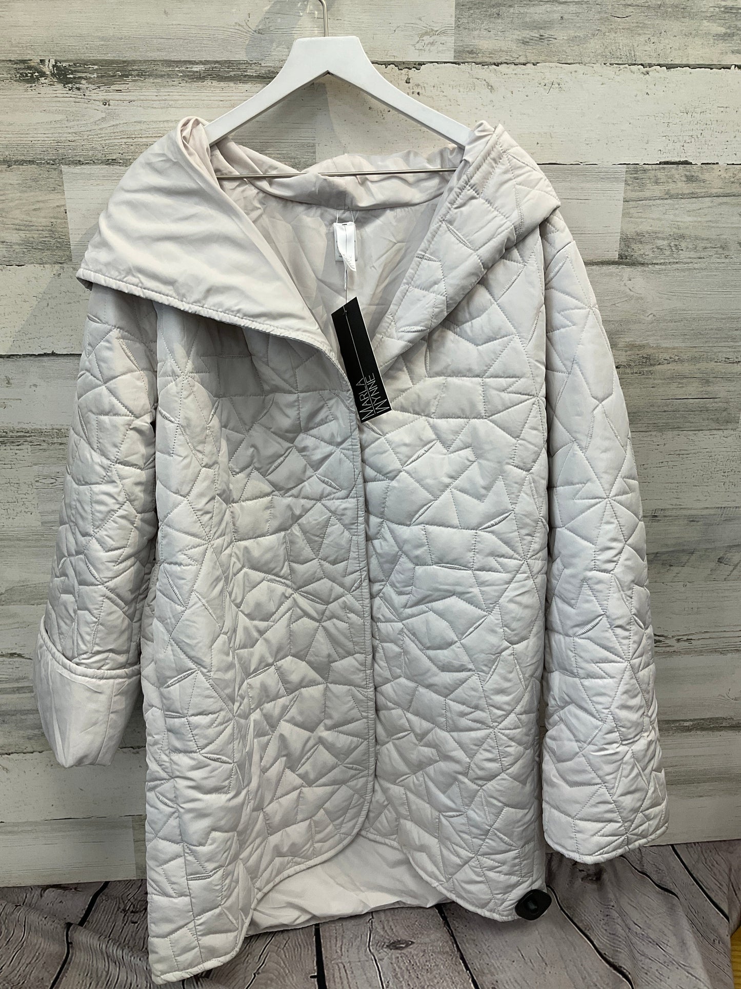 Coat Puffer & Quilted By Clothes Mentor In White, Size: Xl