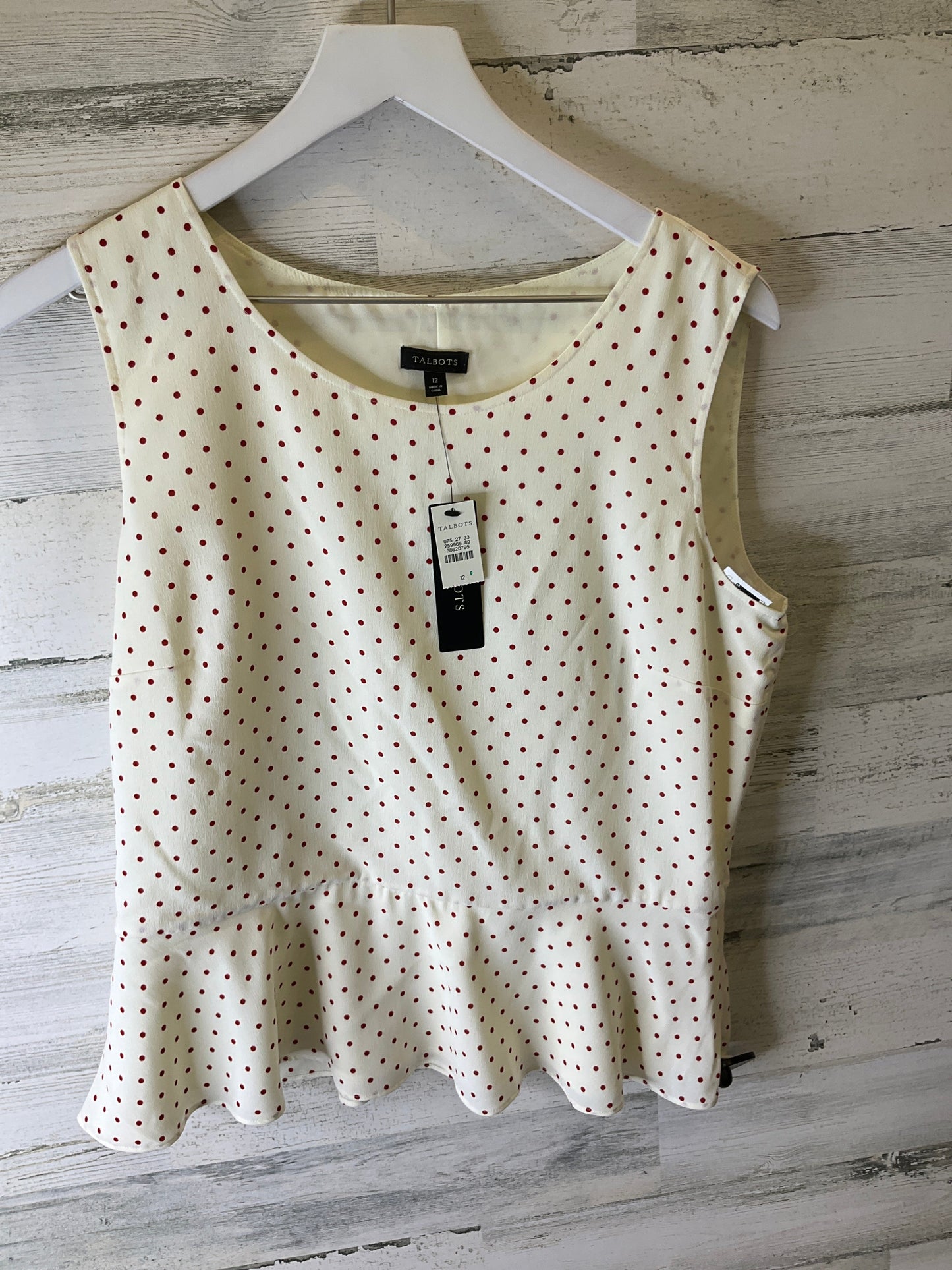 Blouse Sleeveless By Talbots  Size: L