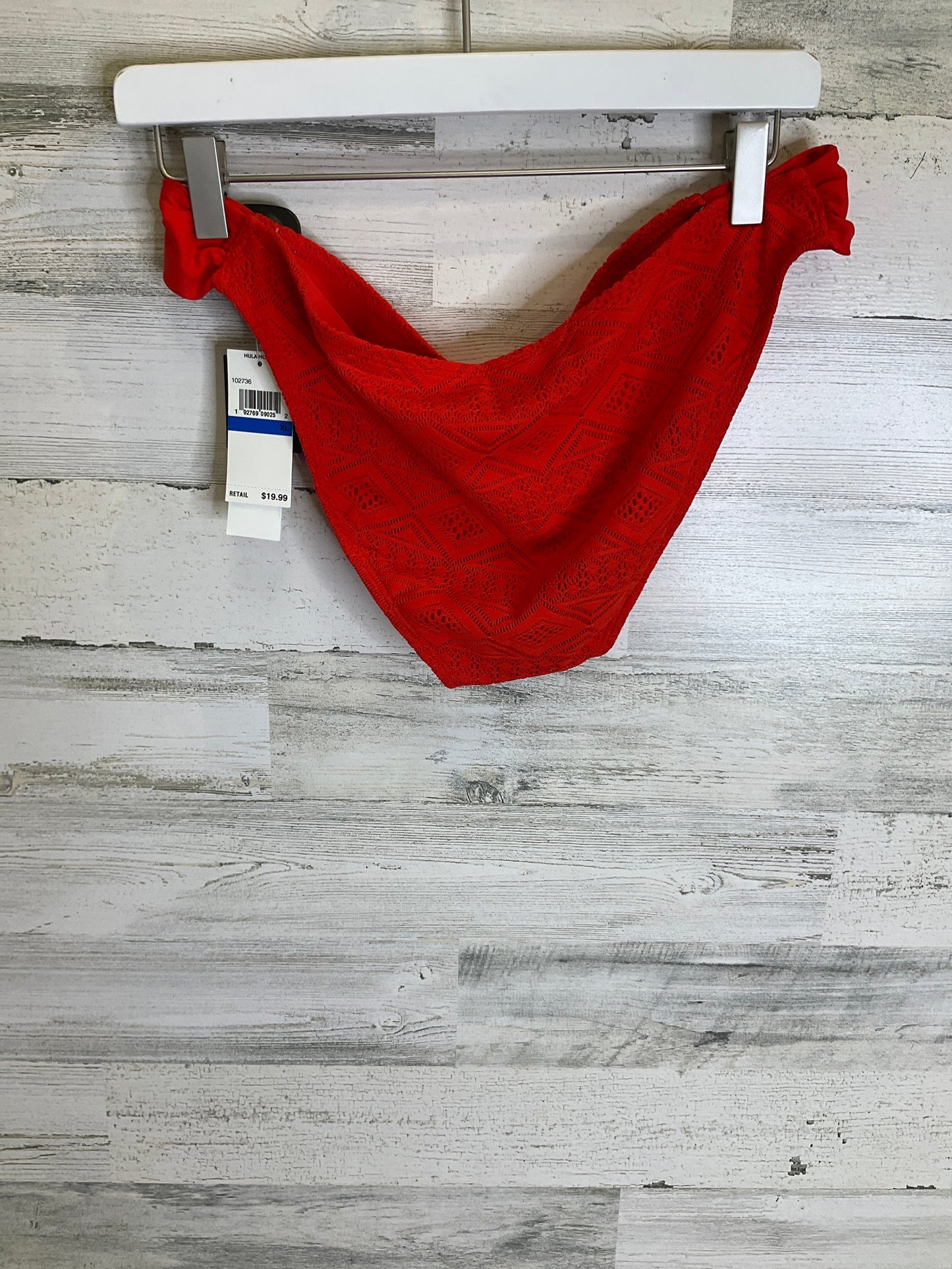 Swimsuit Bottom By Clothes Mentor In Red, Size: Xl