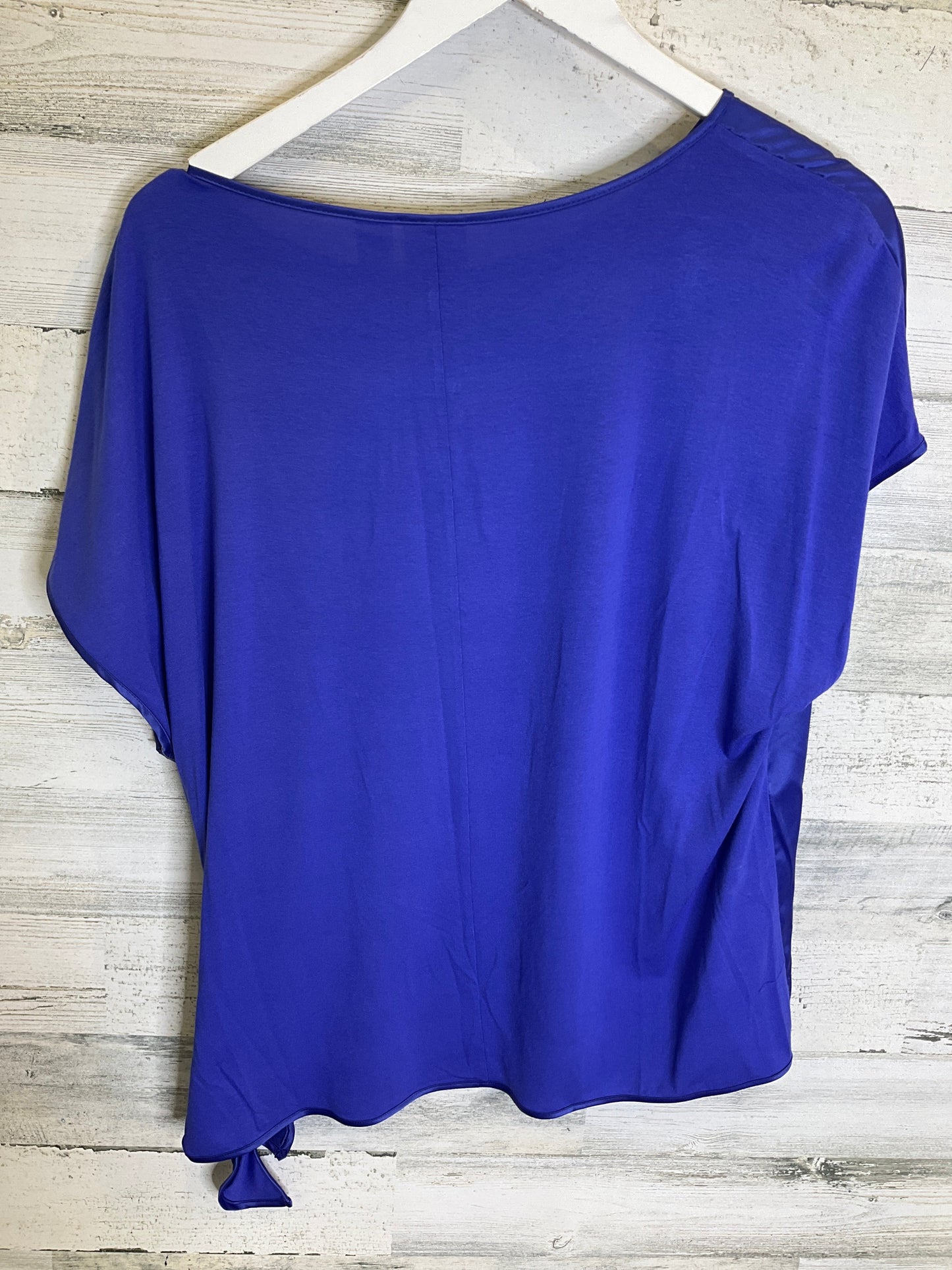 Blue Top Short Sleeve Chicos, Size L