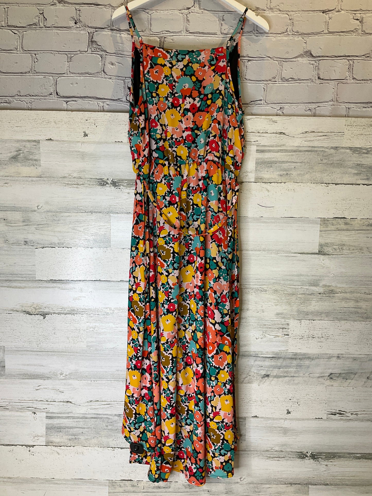 Orange Dress Casual Maxi Eci, Size L